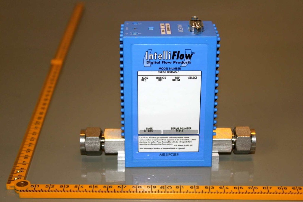 INTELLIFLOW DIGITAL FLOW CONTROLLERS, GAS: SF6, RANGE: 200, REF: SCCM, USED