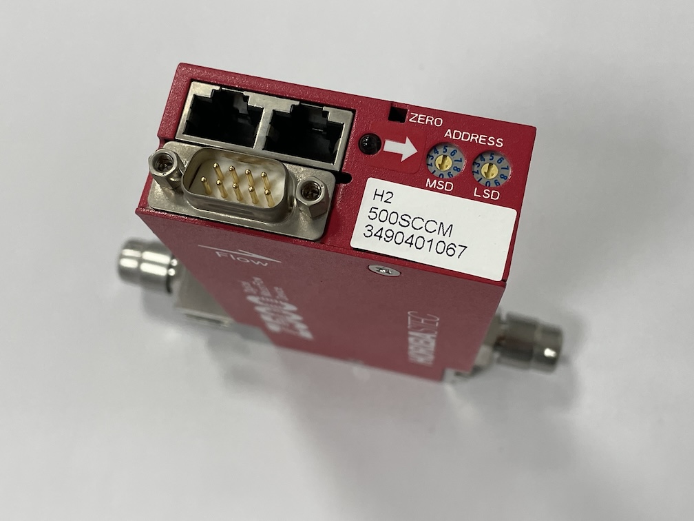 Mass Flow Controller Horiba STEC SEC-Z512MGX 500 SCCM H2 MR Mass Flow Controller Horiba STEC SEC-Z512MGX 500 SCCM H2 MR