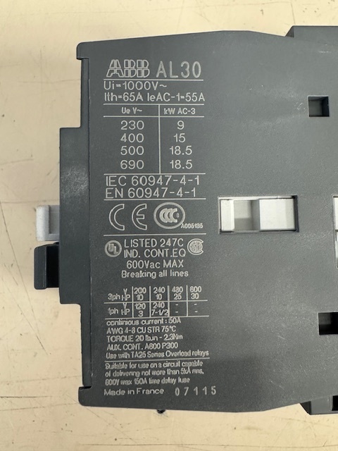 ABB AL30-30-10-81 Contactor