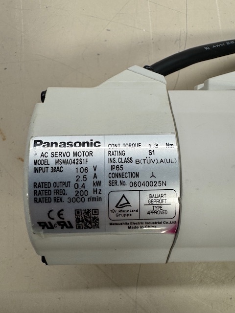 Panasonic MSMA042S1F AC Servo Motor