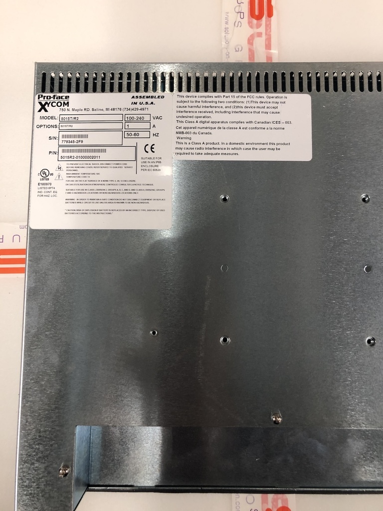 Xycom Pro-face 5015T/R2 Industrial Flat Panel Touch Monitor