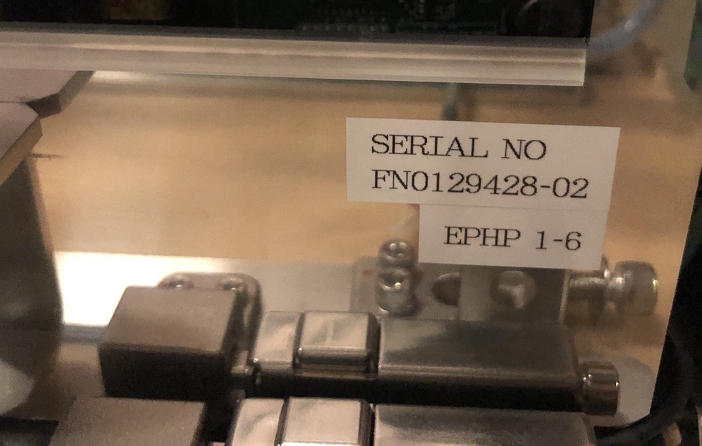 TEL TOKYO ELECTRON HOTPLATE LITHIUS EPHP 1-6 & 1-7