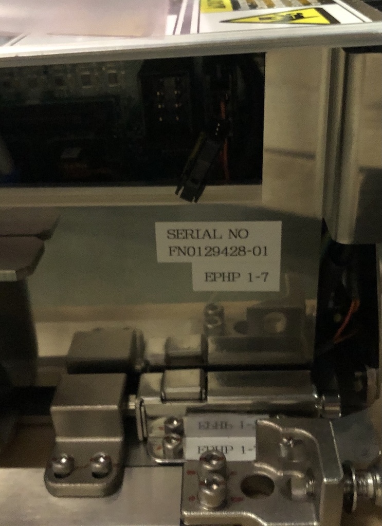 TEL TOKYO ELECTRON HOTPLATE LITHIUS EPHP 1-6 & 1-7