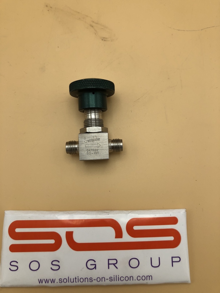 Nupro SS-4H Manual Needle Valve 1/4" Swagelok Connections Stainless Steel Female