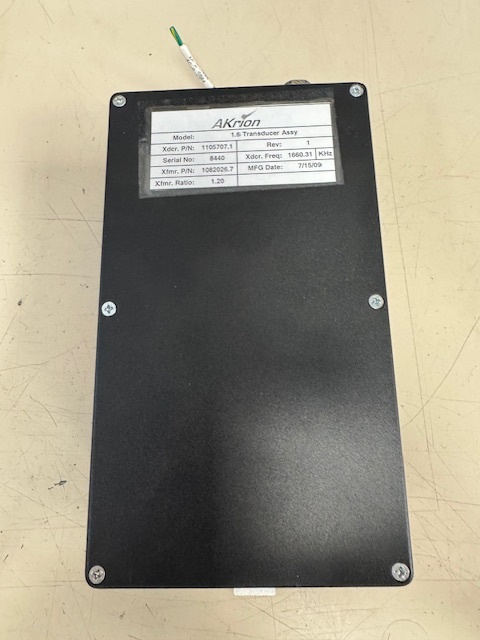 Akrion 1082026.7 1.6 Transducer Assy Rev 1