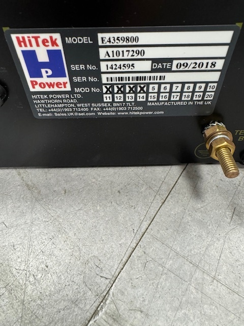 Varian Kestrel 650/750 Hitek Power Series 330 Model E4359800 60kV PSU