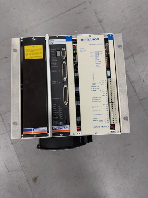 Varian Kestrel 650/750 Infranor Multi Axis Servo Controller Model RBL-35/3-3 Containing: SMTBSI-220/60 Servo Drive Control, SMNW 29 psu, SMVE 2420 Servo Controller