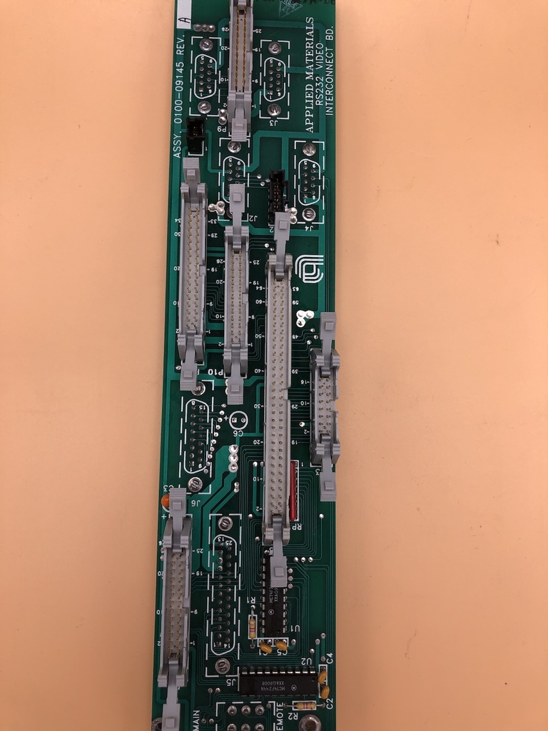 AMAT 0100-09145 PCB ASSY, RS232 VIDEO INTERCONNECT, 104250