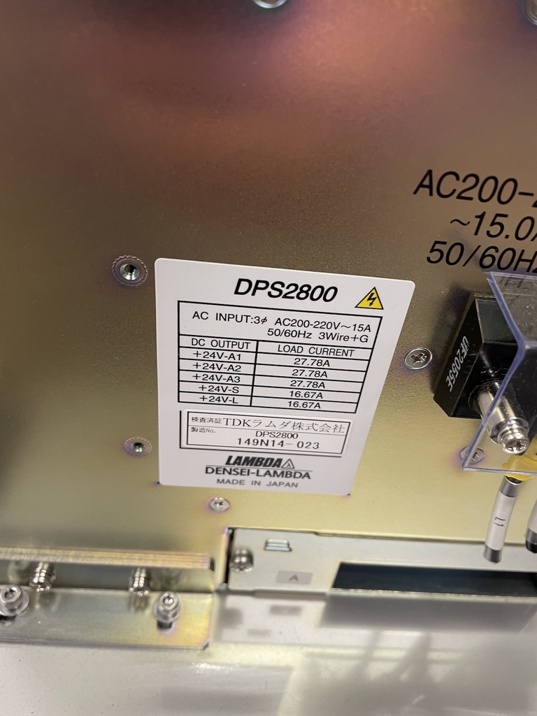 Densei-Lambda DPS2800 Career Station Block DC Power Supply TEL Lithius 612N06-02