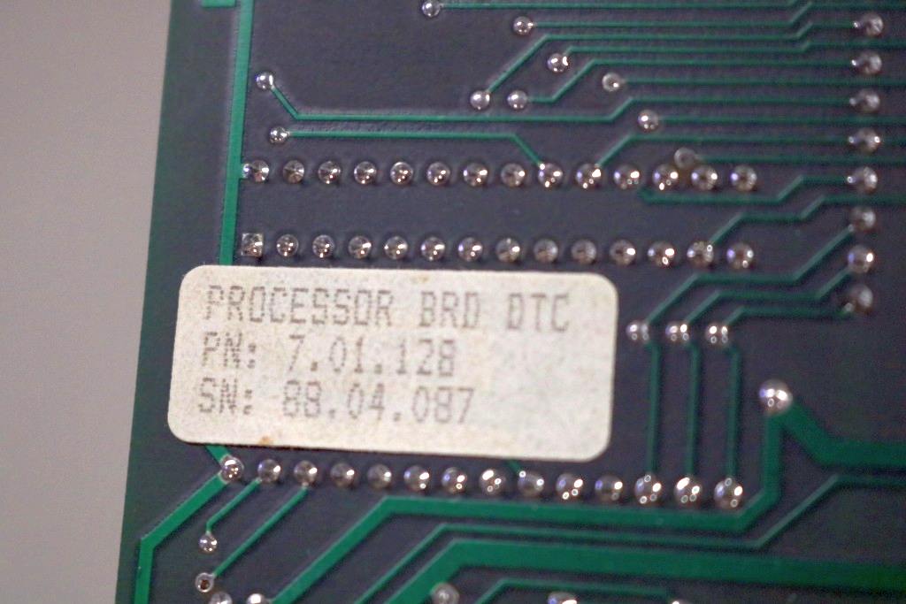 PCB PROCESSOR DTC 7.01.128SN: 88.04.087, USED