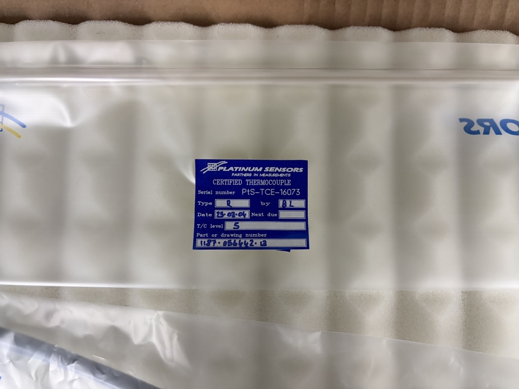 TEL TOKYO ELECTRON PLATINUM SENSORS 1187-056442-13