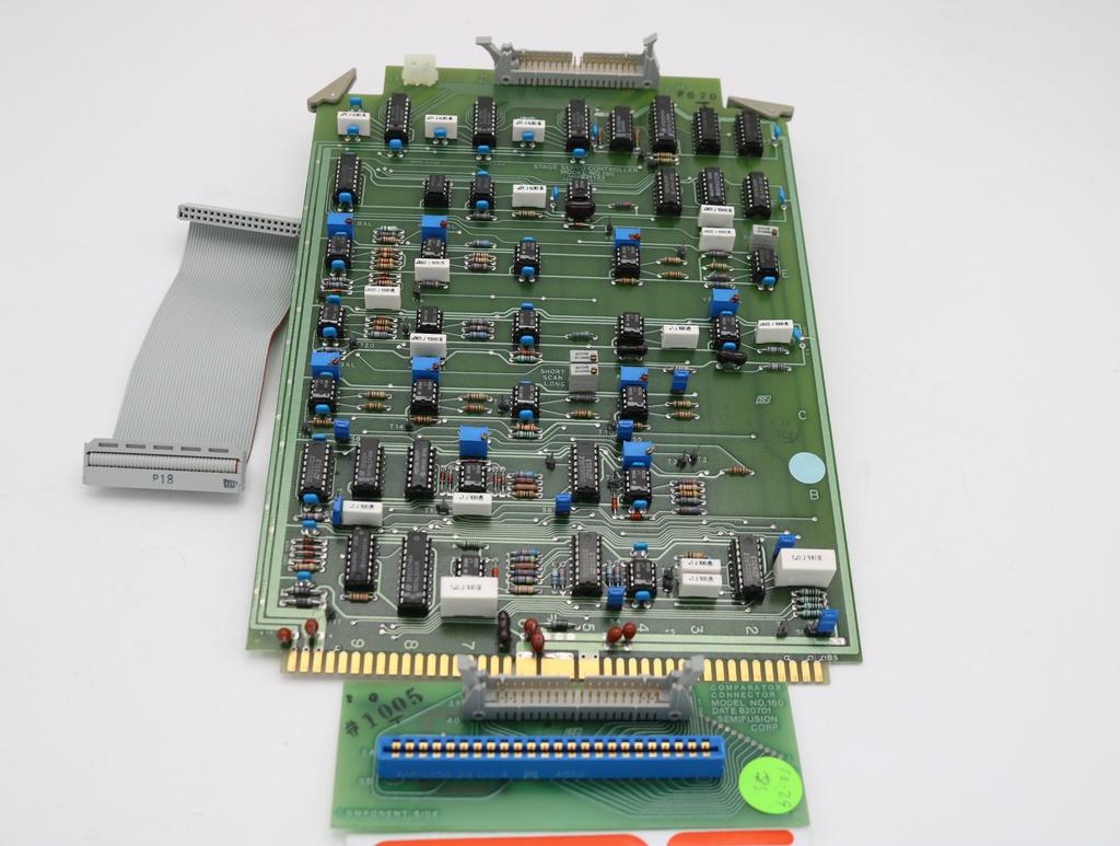 PCB, X-Y Servo BD, Semifusion Model 151, Rev. B, w. Model 160 Comparator Connector