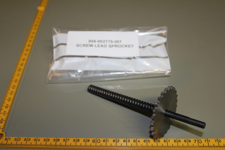 SCREW LEAD SPROCKET, NEW OEM