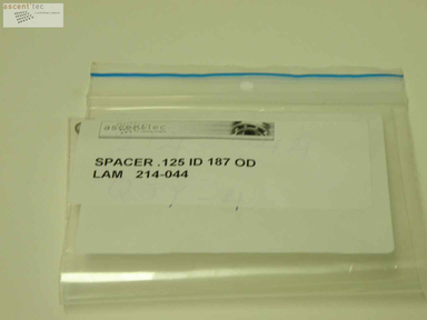 Spacer, .125 ID x .187 x .008, Lot of 4