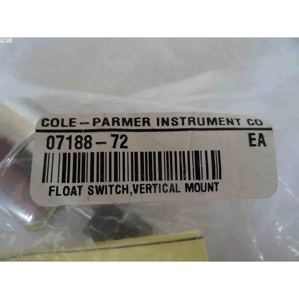 Cole-Parmer 07188-72, Miniature Vertical Liquid Level Switch, Lot of 3