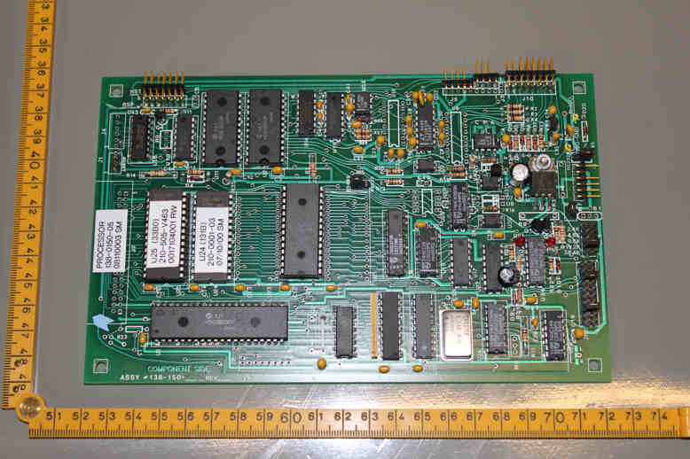 PROCESSOR BOARD, NO. 190-0150-00 REV D, ASSY # 138-150-05