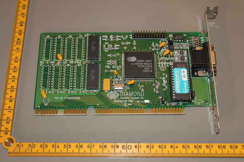 VIDEO CARD, SPEEDSTAR PRO, REV A2, FCC ID: FTUISA5426A