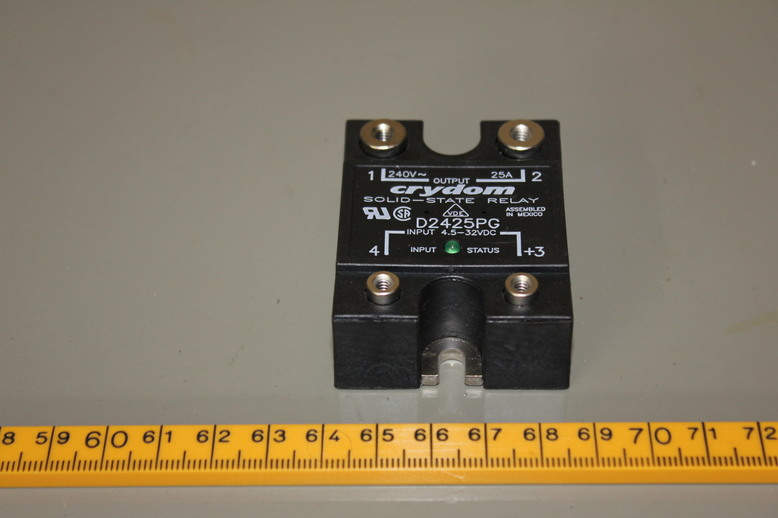 Solid-State Relay, 240V, 25A, Lot of 3