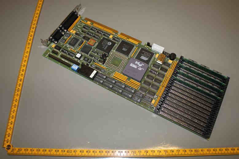 CPU BOARD, NO.916023 REV: J, PCA D386WB64 W/O MEM CPU XTL