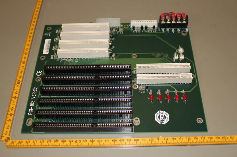 PCB, 10-Slot Backplane, Ver:E2