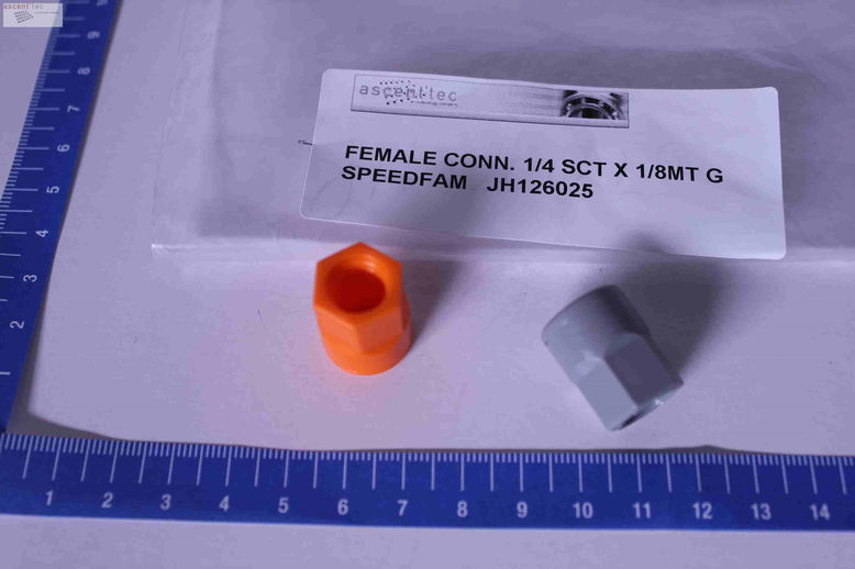 FEMALE CONN. 1/4 SCT X 1/8MT G, LOT OF 21