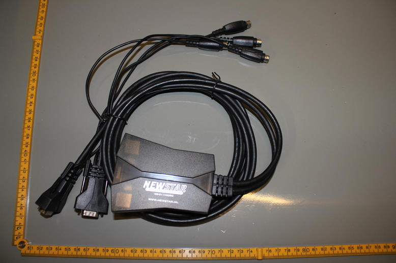 NEWSTAR 2-PORT KVM SWITCH, USED