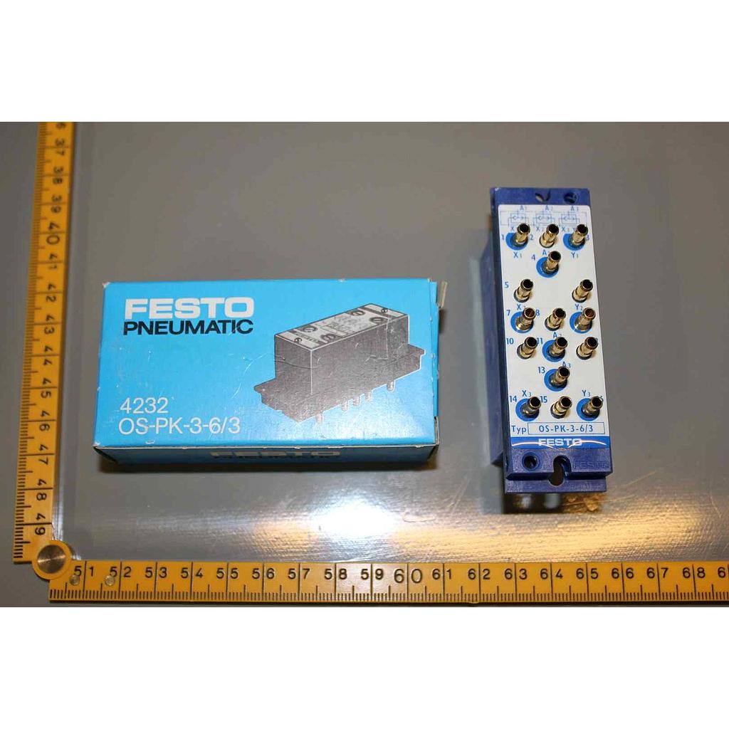 OR-BLOCK, 1.6-8 BAR, 23.2-116 PSI, FESTO 4232