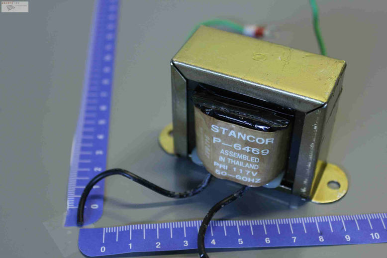 POWER TRANSFORMER, 117Vm 50-60Hz