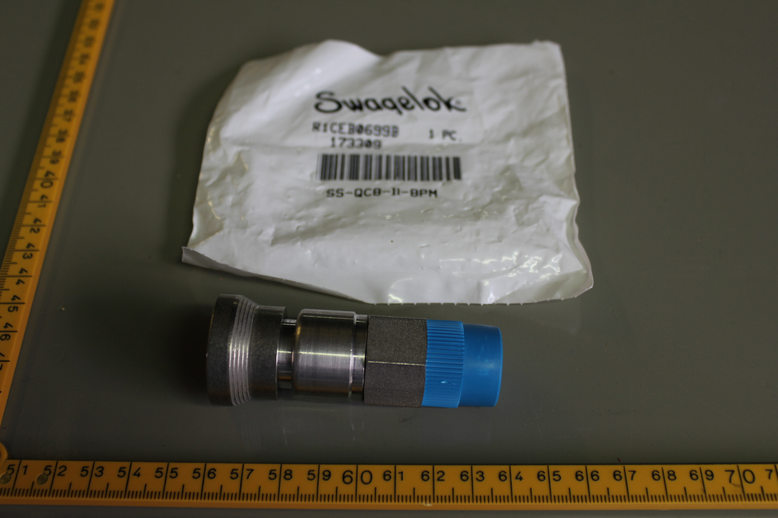 SS-QC8-B-8PM, SS INSTRUMENTATION QUICK CONNECT BODY, 1.3 CV 1/2" MALE NPT