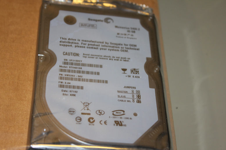 HARD DRIVE, NO. 9W3282-504, 9W3282-502  , NEW OEM