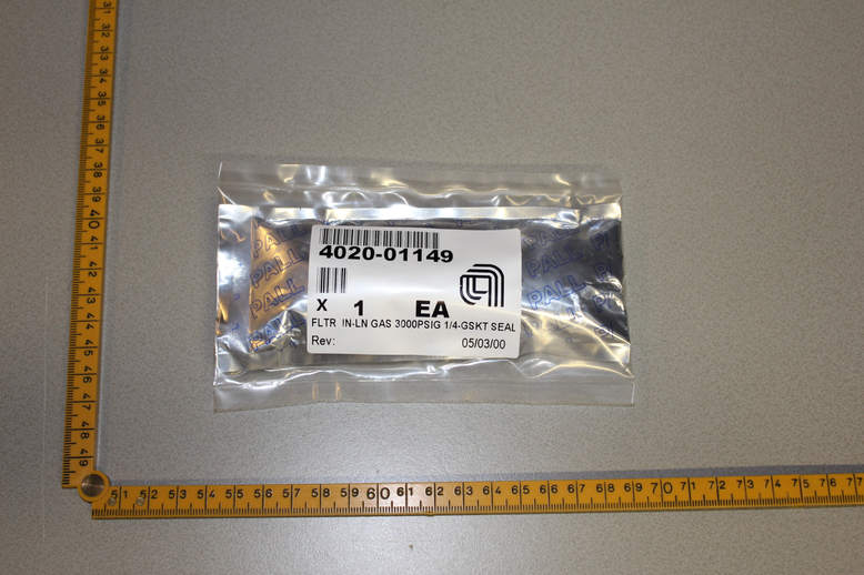 PALL GLFPF3000VMM4AMS, FILTER IN-LINE GAS 3000PSIG 1/4 GSKT SEAL