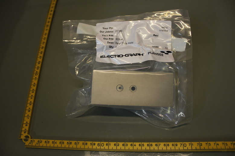 REAR PLATE ASSY, NEW OEM