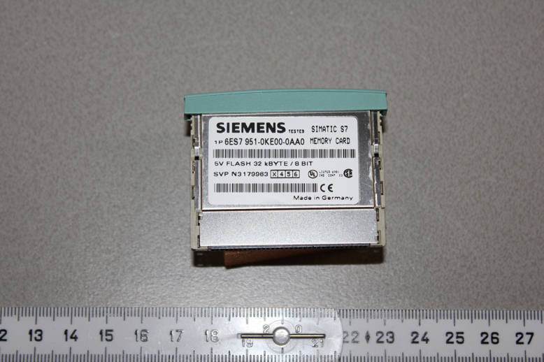 Simatic S7 Memory Card, 5V Flash 32 kB/8 Bit