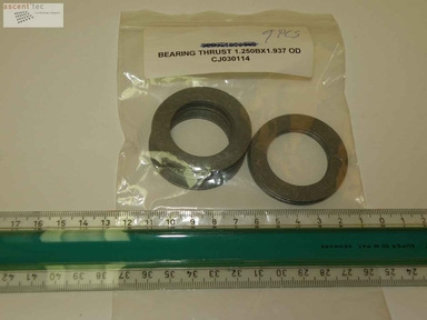 BEARING THRUST 1.250 BX 1.937 OD 060TK, LOT OF 8