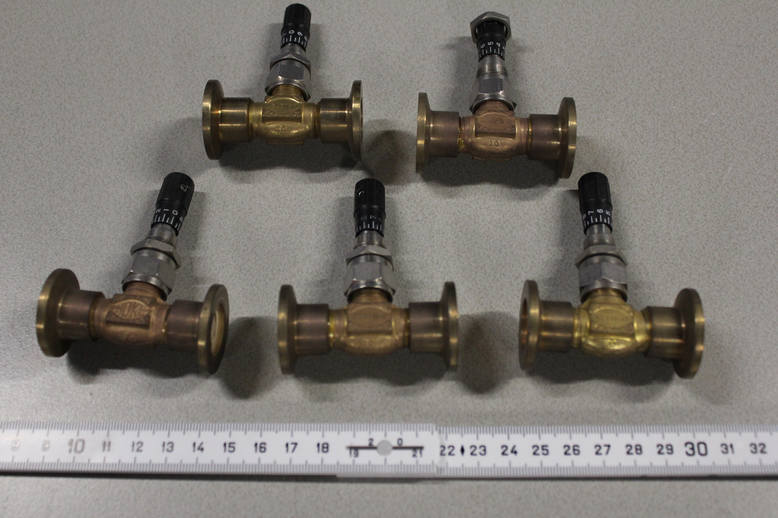 METERING VALVE NEEDLE DN 16, ALCATEL 786543, LOT OF 5