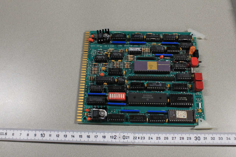 MCU II BOARDCONNECTOR 14P MALE2152.2215 REV A, USED, REV A