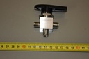 SS 1-PIECE 40G SERIES 3-WAY BALL VALVE, 0.90Cv, 1/4 in. TUBE, LOT OF 7