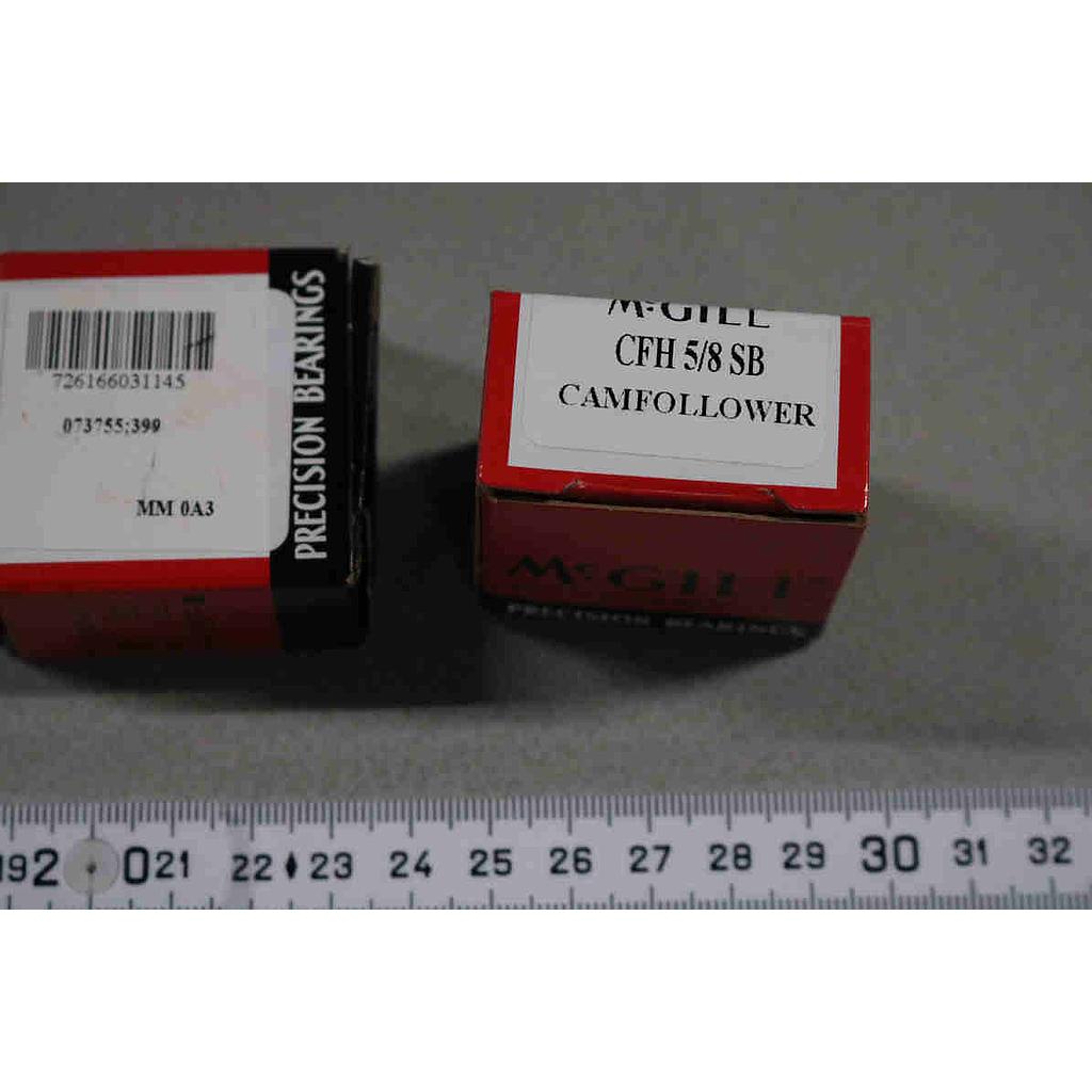 CAM FOLLOWER, HEAVY STUD, MC.GILL CFH 5/8 SB, LOT OF 6