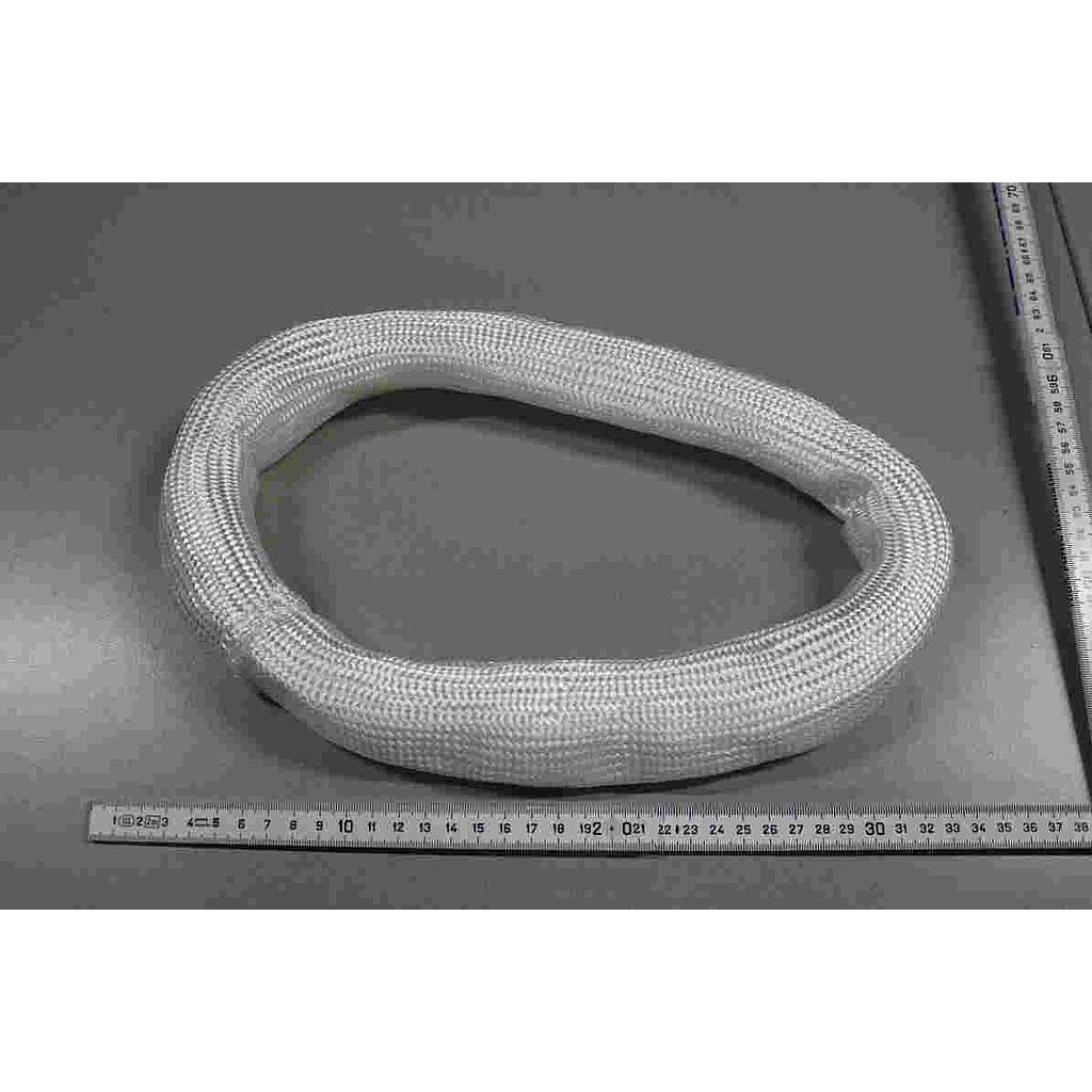 QUARTZ FLANGE INSULATION COLLAR 229 SIZE 228X278X35mm, LOT OF 9