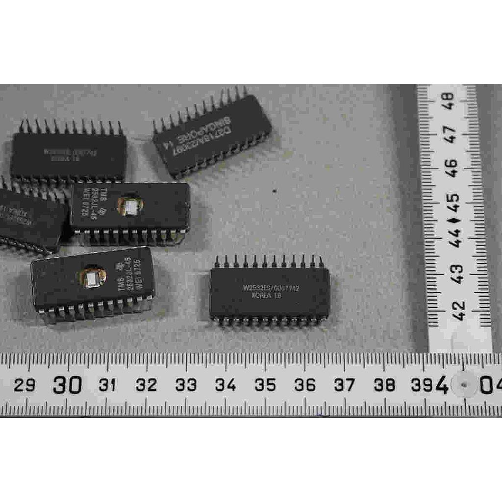 UV-ERASABLE PROM 24-DIP NMOS, IC, LOT OF 40