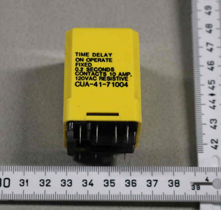 COMPACT TIME DELAY RELAY, 0.2SEC, 10A, 120VAC, LOT OF 13