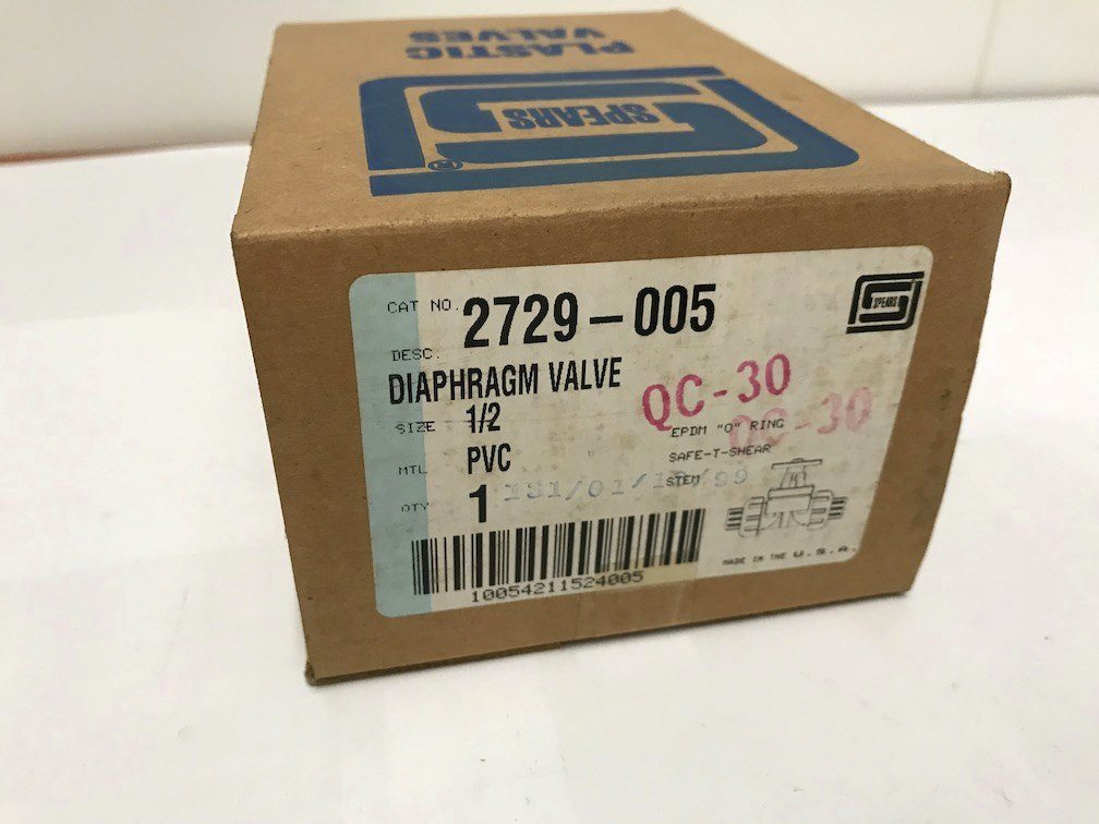 DIAPHRAGM VALVE 1/2" EPDM