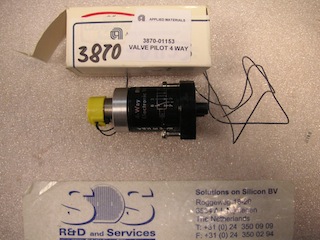 VALVE, PILOT 4-WAY 24VDC, R482-24