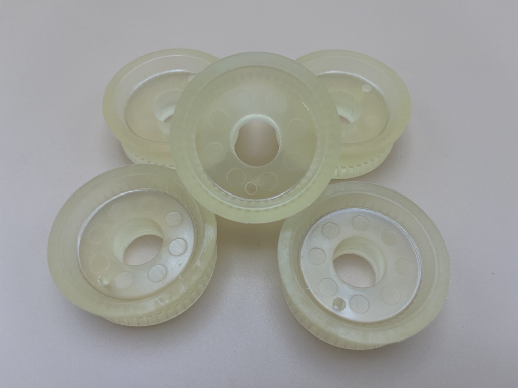 ROLLER, WAFER, A-SYM TREADED