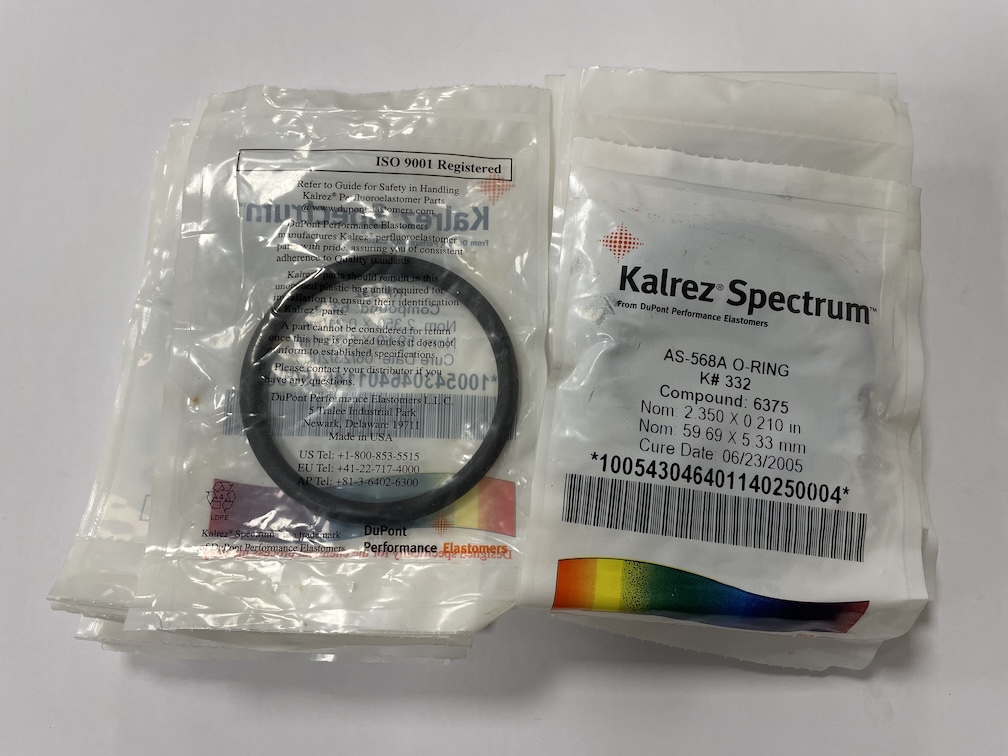 O-Ring Kalrez AS-568A, K# 322, Compound: 6375, Size: 59.59 x 5.33 mm / 2.530 s 0.210 i