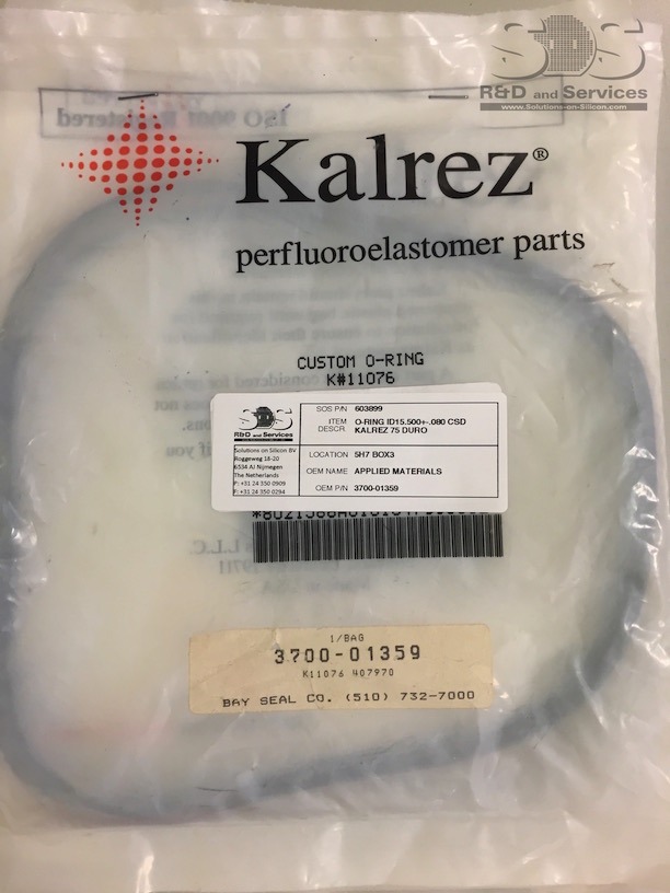 AS268 O-RING, 8 1/2 ID X 1/8 CS KALREZ