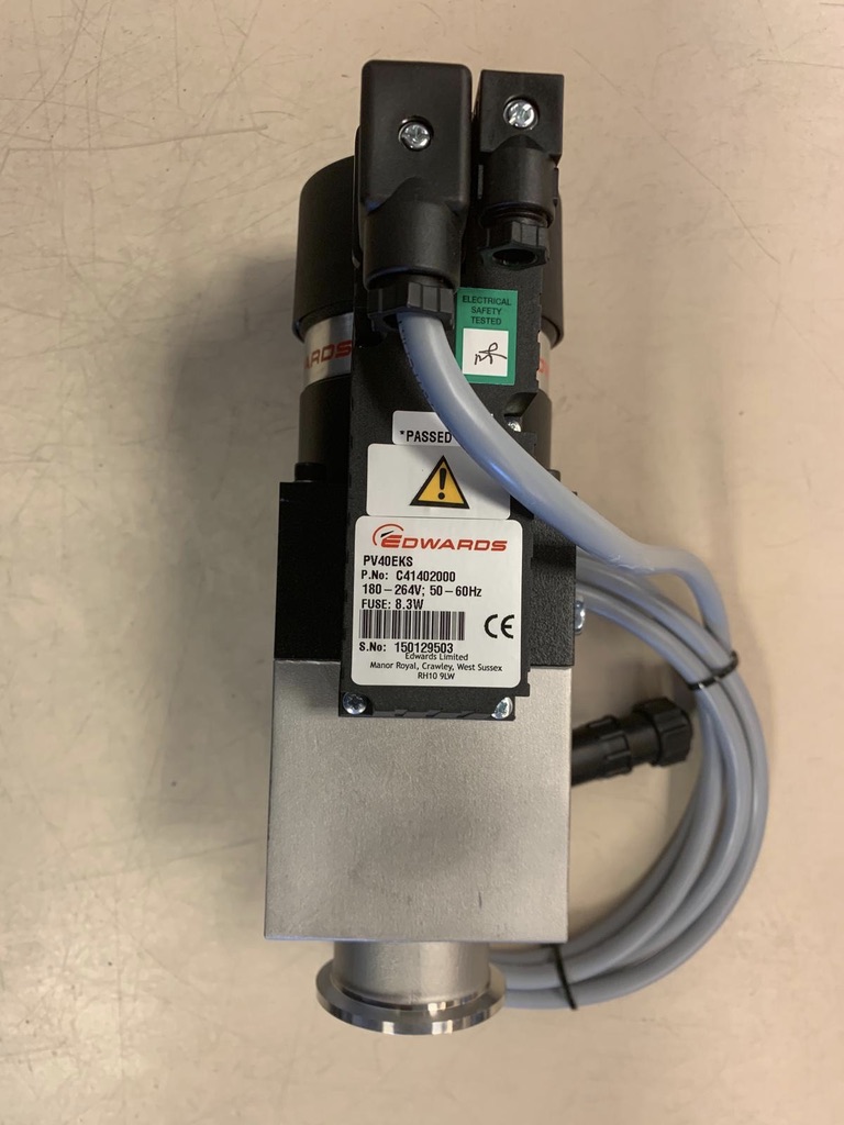 PV40EKS, PVEK SOLENOID OPERATION ISOLATION VALVE, 220-240V, 1-PH, 50/60HZ