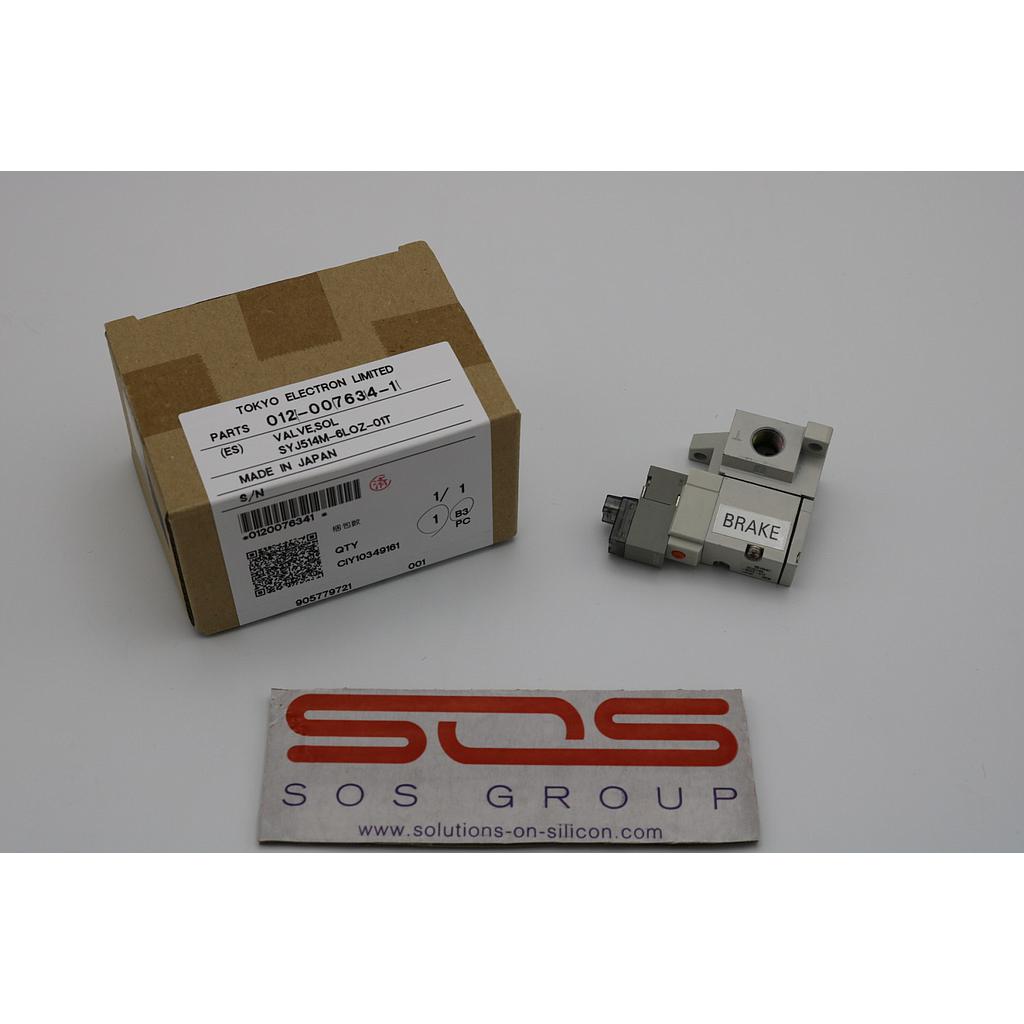 Solenoid Valve, Base Mounted, SMC SYJ514M-6LOZ-01T