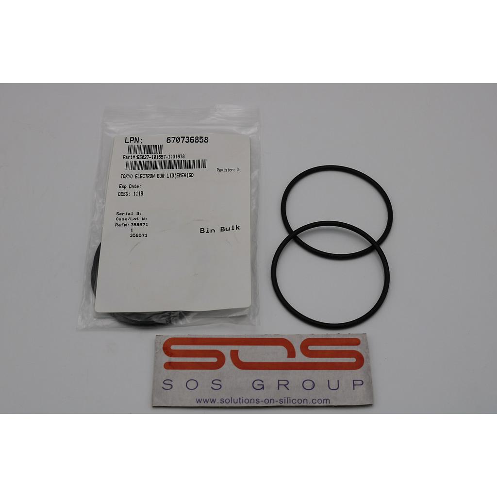 AS233, O-Ring Viton Black, Lot of 4