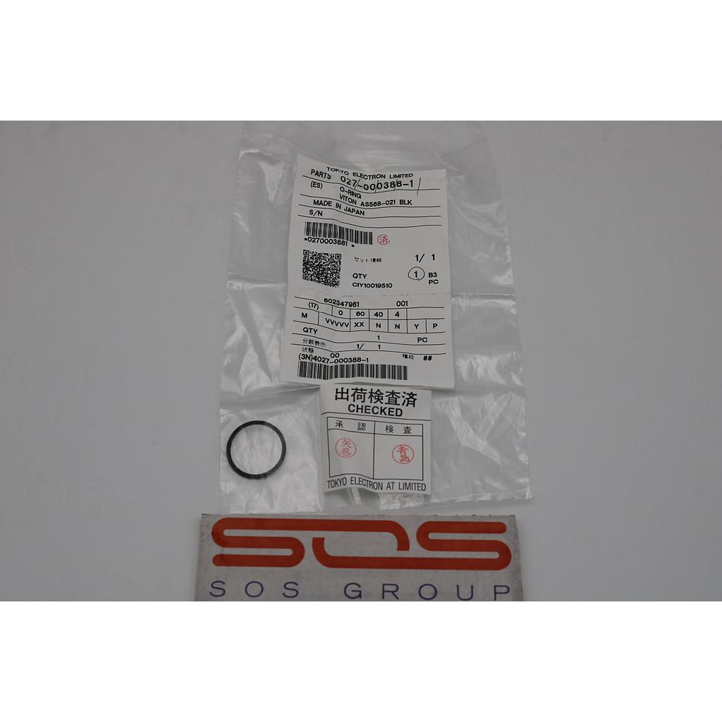 AS021, O-Ring Viton Black, Lot of 4